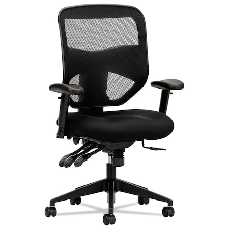 Hon Basyx Task Chair, Adjustable Arms, Black BSXVL532MM10